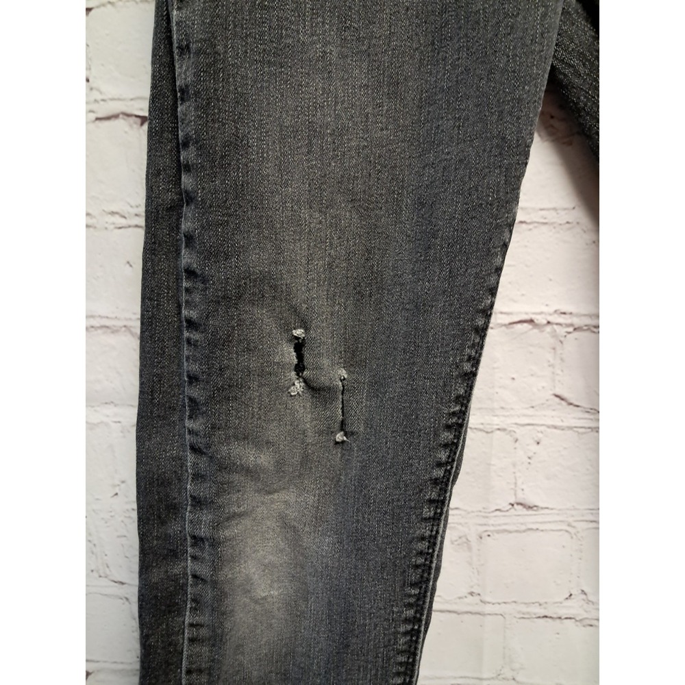 Boys Denizen Distressed Black Wash Jeans By Levis- Size 12 Regular - Picture 3 of 8